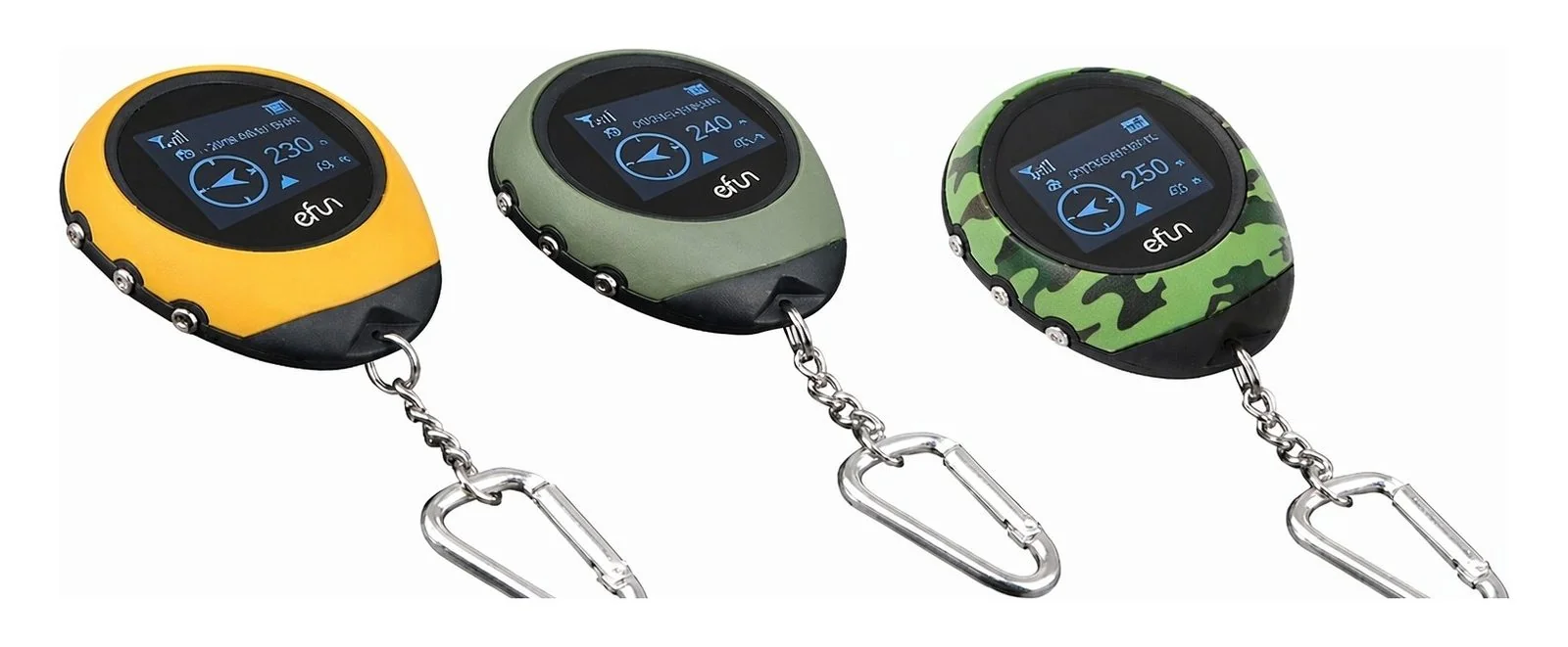 Mini GPS Path Finder in three colors